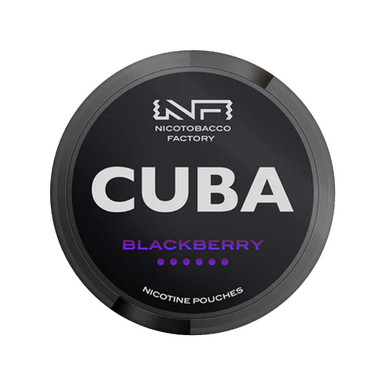 Cuba Black Blackberry Nicotine Pouches