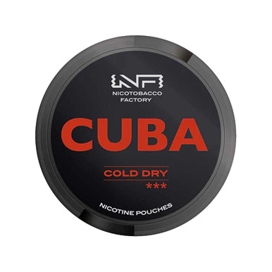 Cuba Black Cold Dry Nicotine Pouches