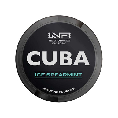 Cuba Black Ice Spearmint Nicotine Pouches