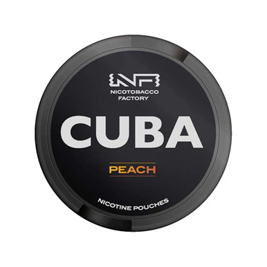 Cuba Black Peach Nicotine Pouches