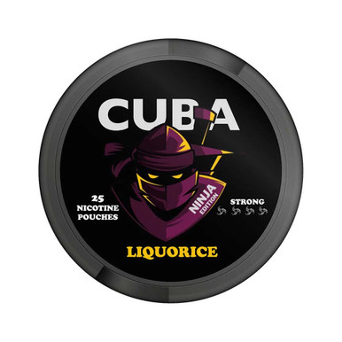 Cuba Ninja Liquorice Nicotine Pouches