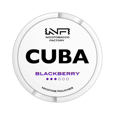 Cuba White Blackberry Nicotine Pouches