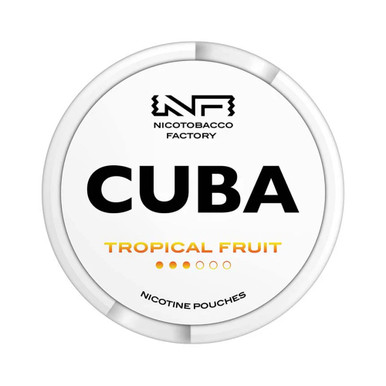 Cuba White Tropical Fruit Nicotine Pouches