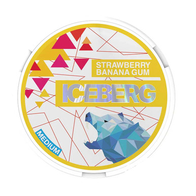 Iceberg Strawberry Banana Gum Nicotine Pouches