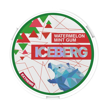 Iceberg Watermelon Mint Gum Nicotine Pouches
