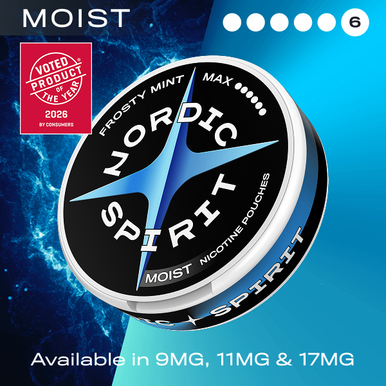 Nordic Spirit Max Frosty Mint Nicotine Pouches
