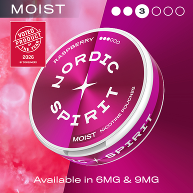 Nordic Spirit Raspberry Nicotine Pouches