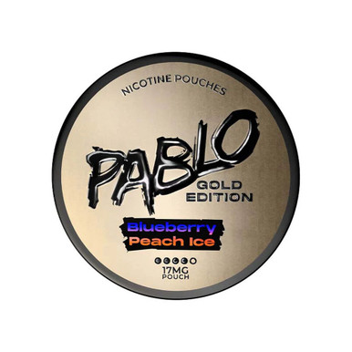 Pablo Gold Edition Blueberry Peach Ice Nicotine Pouches
