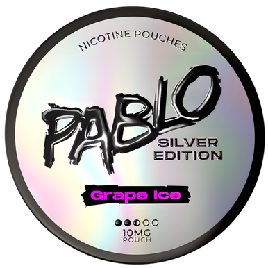 Pablo Silver Edition Grape Ice Nicotine Pouches