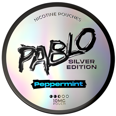 Pablo Silver Edition Peppermint Nicotine Pouches