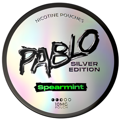 Pablo Silver Edition Spearmint Nicotine Pouches