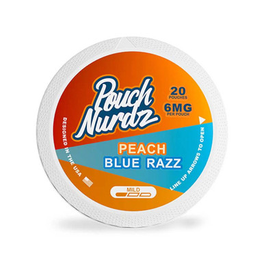 Pouch Nurdz Nurdz Peach Blue Razz Nicotine Pouches