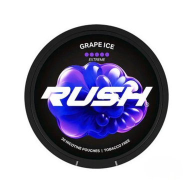 Rush Grape Ice Extreme Nicotine Pouches