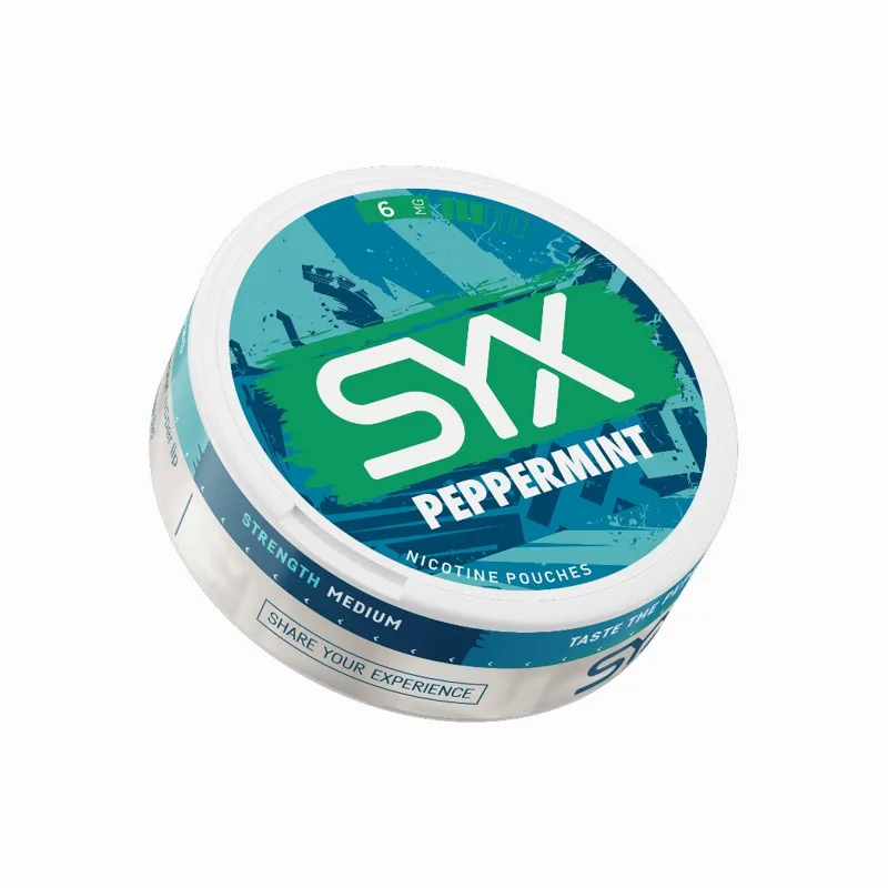 SYX Peppermint Nicotine Pouches