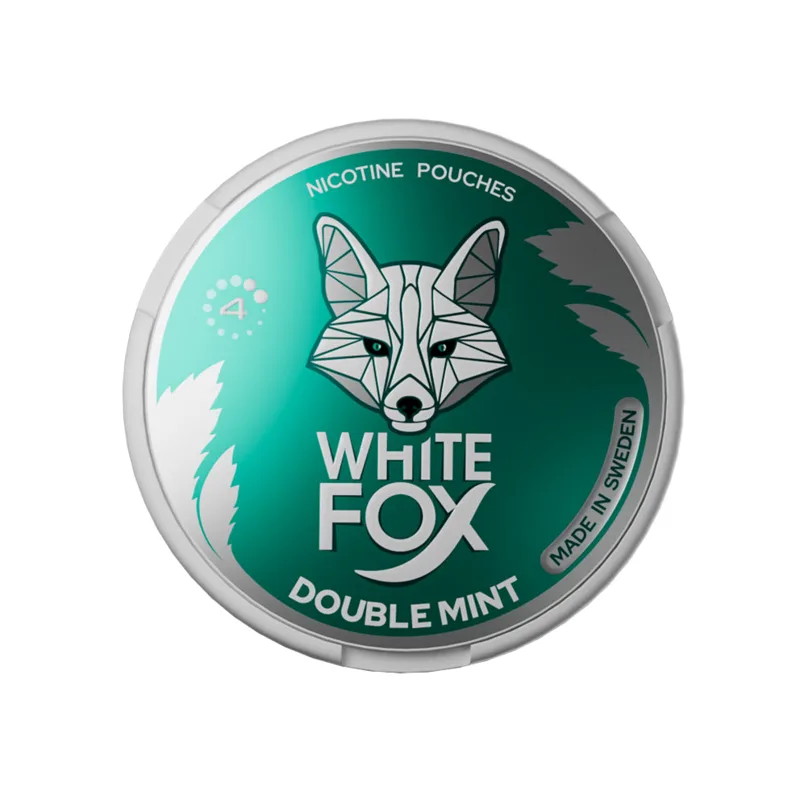 White Fox Double Mint Nicotine Pouches