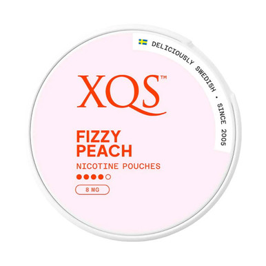 XQS Fizzy Peach Nicotine Pouches